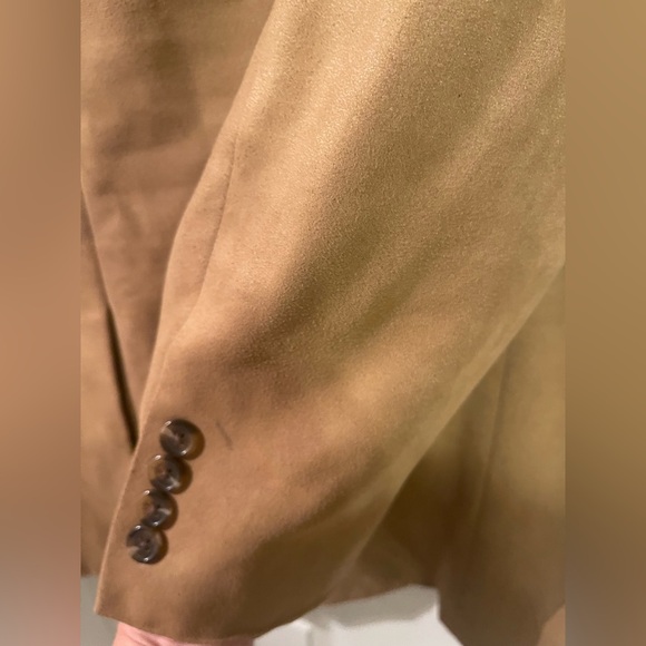 Chaps Tan Sport Coat with Notched Lapels - Picture 9 of 15
